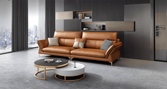 Premium leather sofa, sophistication and durability by Estre.