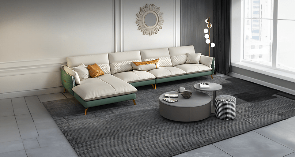 Transformative sofa come bed, Estre's space-saving innovation.