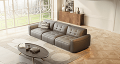 Contemporary 5 seater L shape sofa, stylish layouts by Estre.