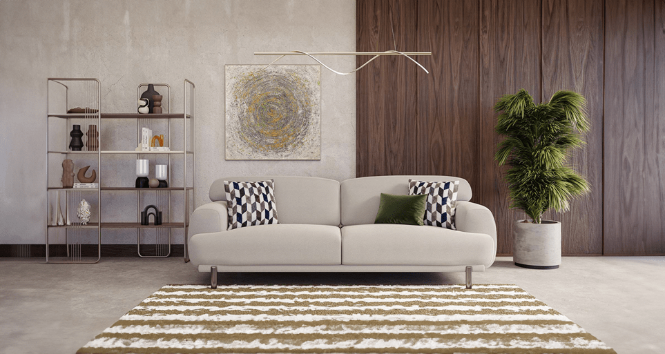 Welcoming living room sofa, a central piece by Estre.