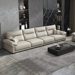 Premium Leather Sofa Grimaldo  - Customizable Elegance, Contemporary Design for Luxurious Comfort