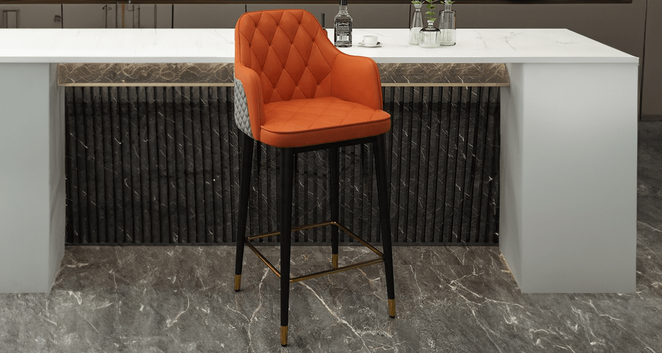 Luxuriously upholstered dining chairs, premium comfort by Estre.