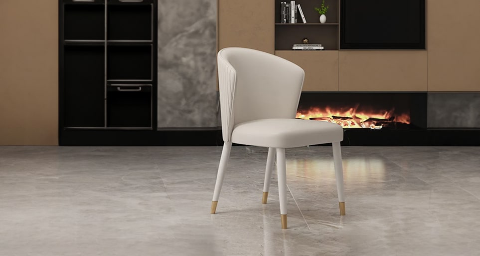 Bespoke dining chair design, tailored elegance from Estre.