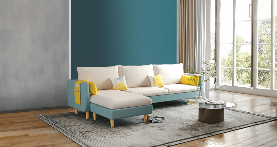 Plush living room sofa by Estre, the heart of your home comfort.