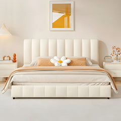 Estre Eudald Customizable Upholstered Bed - Refined Style with Choice of Storage Options