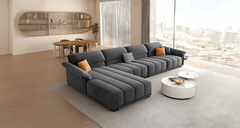 Stylish 5 seater sofa set under 20000, exclusive designs by Estre Furniture Bangalore.