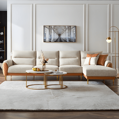 Hakata Customizable L-Shape Sectional Sofa - Versatile & Comfortable for Modern Living Spaces