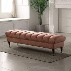 Cagney Sleek Upholstered Bench - Modern Elegance Meets Functional Style in Every Detail