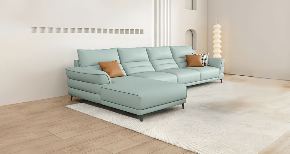 L shape sofa cum bed, stylish and practical by Estre.