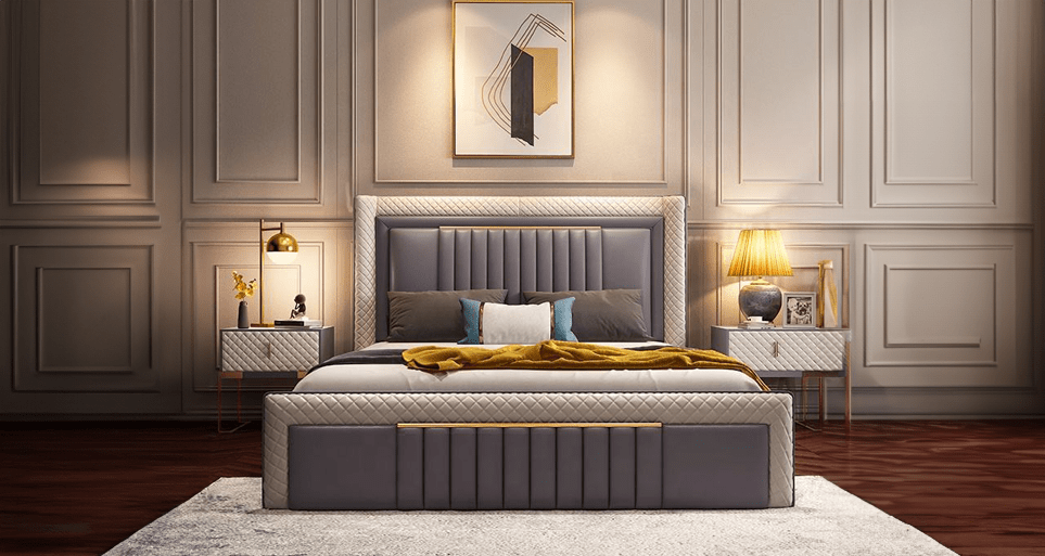 Space-efficient folding bed, a smart pick from Estre's collection.