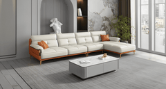 Grand five seater sofa by Estre, making a statement in spacious comfort.