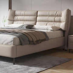 Estre Petalo Customizable Upholstered Bed - Sophisticated Comfort with Optional Storage Choices