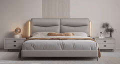 Durable wooden bed, classic comfort reimagined by Estre.