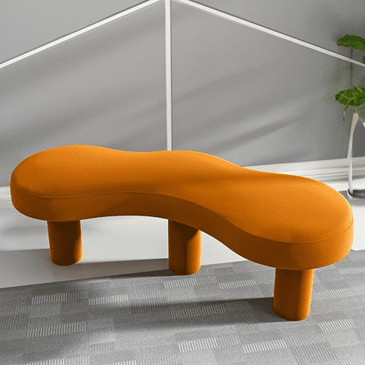 Dana Upholstered Bench - Unique Organic Shape for Modern, Naturalistic Interiors