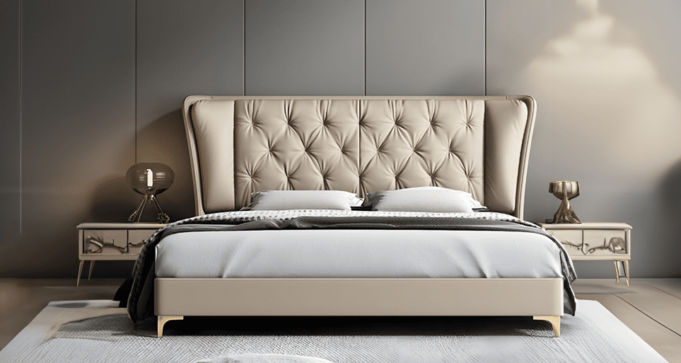 Personalize your space with a bed online from Estre Furniture Bangalore.