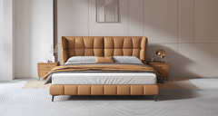 Estre's wooden bed price, exceptional value for handcrafted quality.