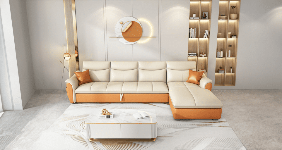 Multi-functional sofacum bed by Estre, designed for Bangalore lifestyle