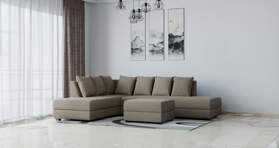 Family favorite 3 seater recliner sofa, spacious and cozy at Estre.