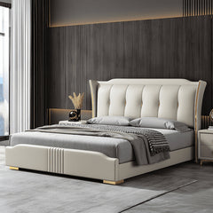 Estre Diamante Customizable Upholstered Bed - Sleek Design with Optional Built-in Storage