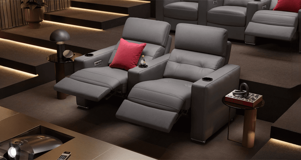 Chic single recliner sofa, ideal for personal relaxation from Estre.