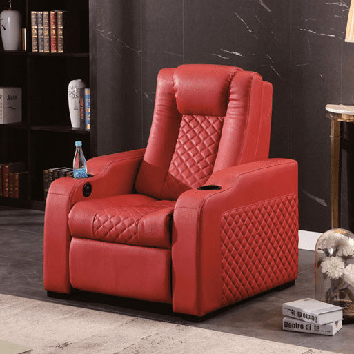 Krestina Customizable Home Theater Recliner - Movie Theatre Recliners & Cinema Recliner Sofa for Ultimate Comfort