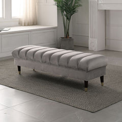 Cagney Sleek Upholstered Bench - Modern Elegance Meets Functional Style in Every Detail