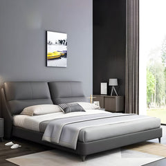 Estre Alnon Customizable Upholstered Bed - Modern Luxury with Optional Storage Solutions