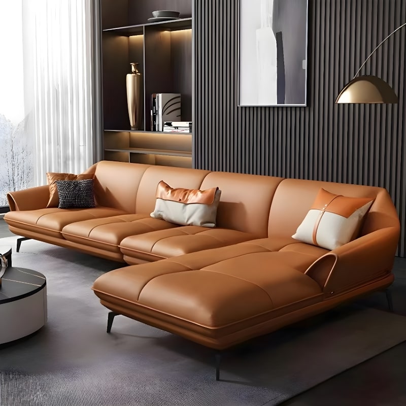 Customizable Lecce L-Shaped Sofa - Direct From Factory