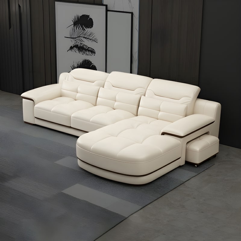 Customizable Liaison L-Shaped Sofa: Sleek Design & Functional Comfort for Any Room