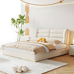 Estre Petalo Customizable Upholstered Bed - Sophisticated Comfort with Optional Storage Choices