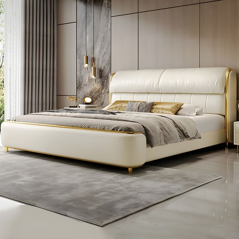 Estre Convio Customizable Upholstered Bed with Optional Storage - Modern Comfort and Versatile Design