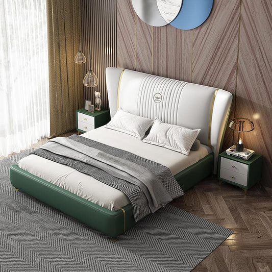 Estre Eleanor Customizable Upholstered Bed - Timeless Style with Optional Storage Choices