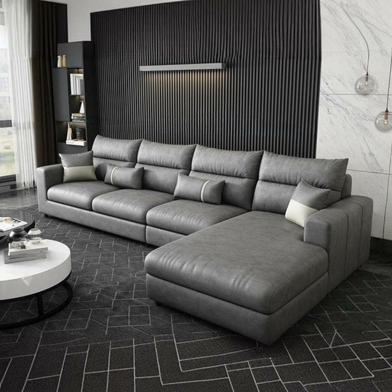 Customizable Alula L Shape Sofa Set: Elegant & Versatile for Contemporary Homes