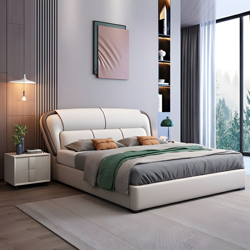 Estre Breda Customizable Upholstered Bed with Optional Storage