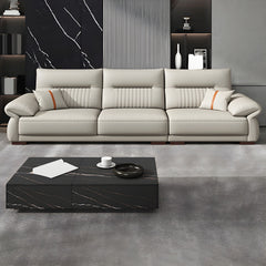 Premium Leather Sofa Grimaldo  - Customizable Elegance, Contemporary Design for Luxurious Comfort