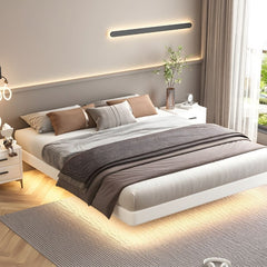 Estre Strates Customizable Upholstered Bed with Optional Storage - Modern and Sleek Design