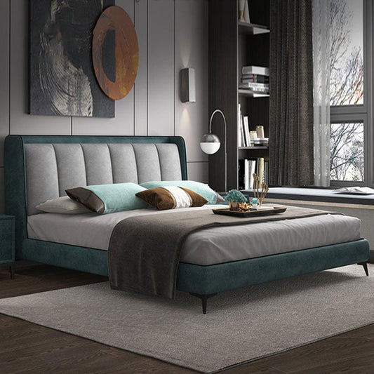 Estre Camfo Customizable Upholstered Bed with Optional Storage - Cozy and Streamlined Design