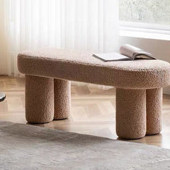 Klee  Bench with Plush Upholsterd   - Versatile Seating Solution
