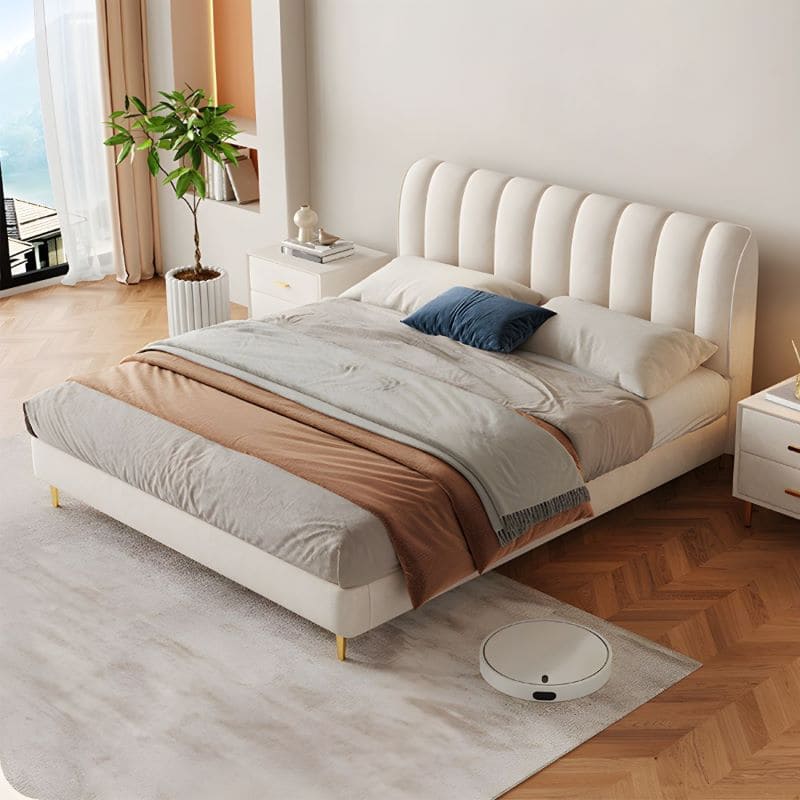 Estre Daniela Customizable Upholstered Bed - Luxury Comfort with Optional Storage Feature