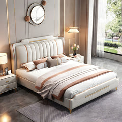 Estre Manao Customizable Upholstered Bed with Optional Storage - Contemporary and Versatile Design