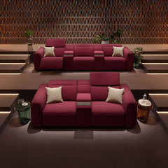 Chesam Customizable Home Theater Recliner - Recliner Cinema Seat & Movie Recliner for Ultimate Home Movie Theater Comfort