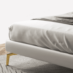 Estre Aveo Customizable Upholstered Bed with Optional Storage - Elegant & Comfortable Design