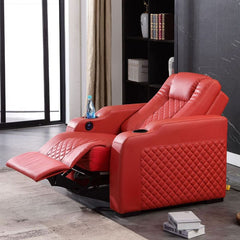 Krestina Customizable Home Theater Recliner - Movie Theatre Recliners & Cinema Recliner Sofa for Ultimate Comfort