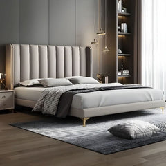 Estre Seneca Customizable Upholstered Bed with Optional Storage - Modern and Refined Design