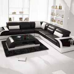 Jack Corner Sofa  in Artificial Leather From Estre - Direct from Factory (Customizable)