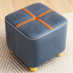 Customizable Naive Pouffe - Spacious Ottoman Seat for Living Room Elegance