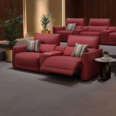 Bleinheim Customizable Home Theater Recliner - Cinema Recliner Chair & Home Movie Theater Recliners for Luxurious Comfort