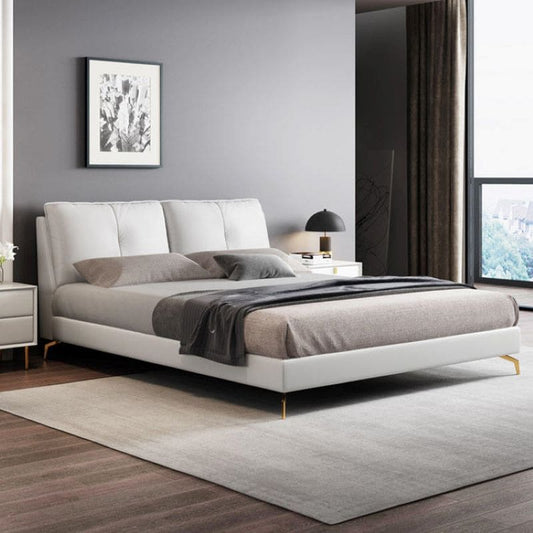 Estre Aveo Customizable Upholstered Bed with Optional Storage - Elegant & Comfortable Design