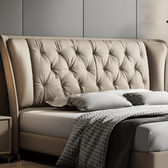 Estre Noale Customizable Upholstered Bed - Chic Design with Flexible Storage Options