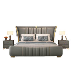 Estre Fiaba Customizable Upholstered Bed with Optional Storage - Enchanting and Elegant Design